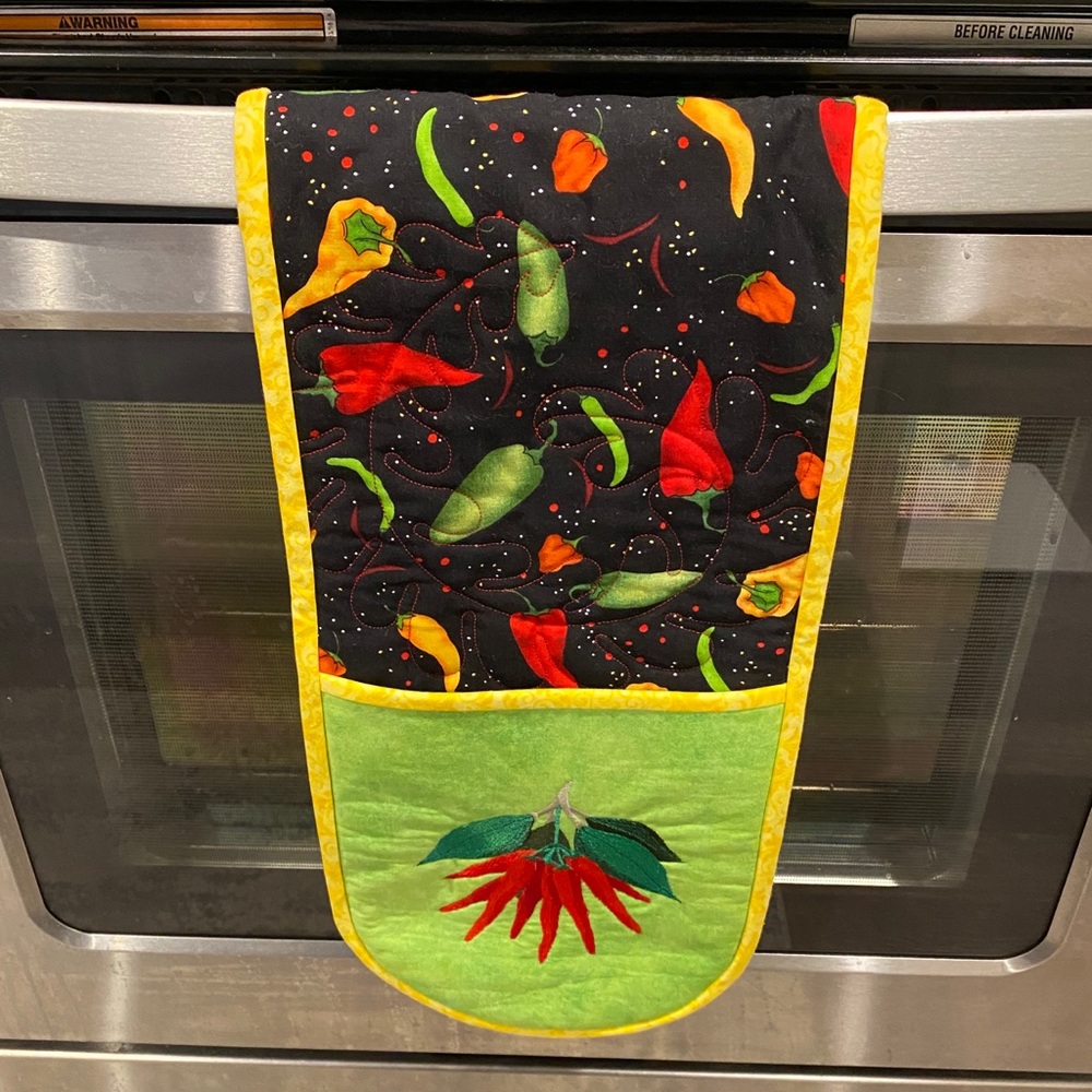 Chili Themed Hot Pad for Cooking and Baking
